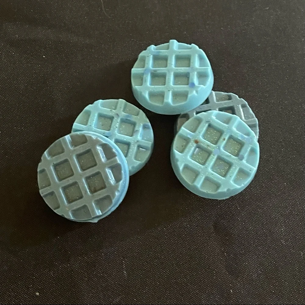 New VintageBitch Gifts - Handmade Organic Blueberry Waffle Mini Soaps 5 Pcs